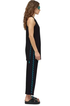 Rib Aukai Tunic With Whip Stitch