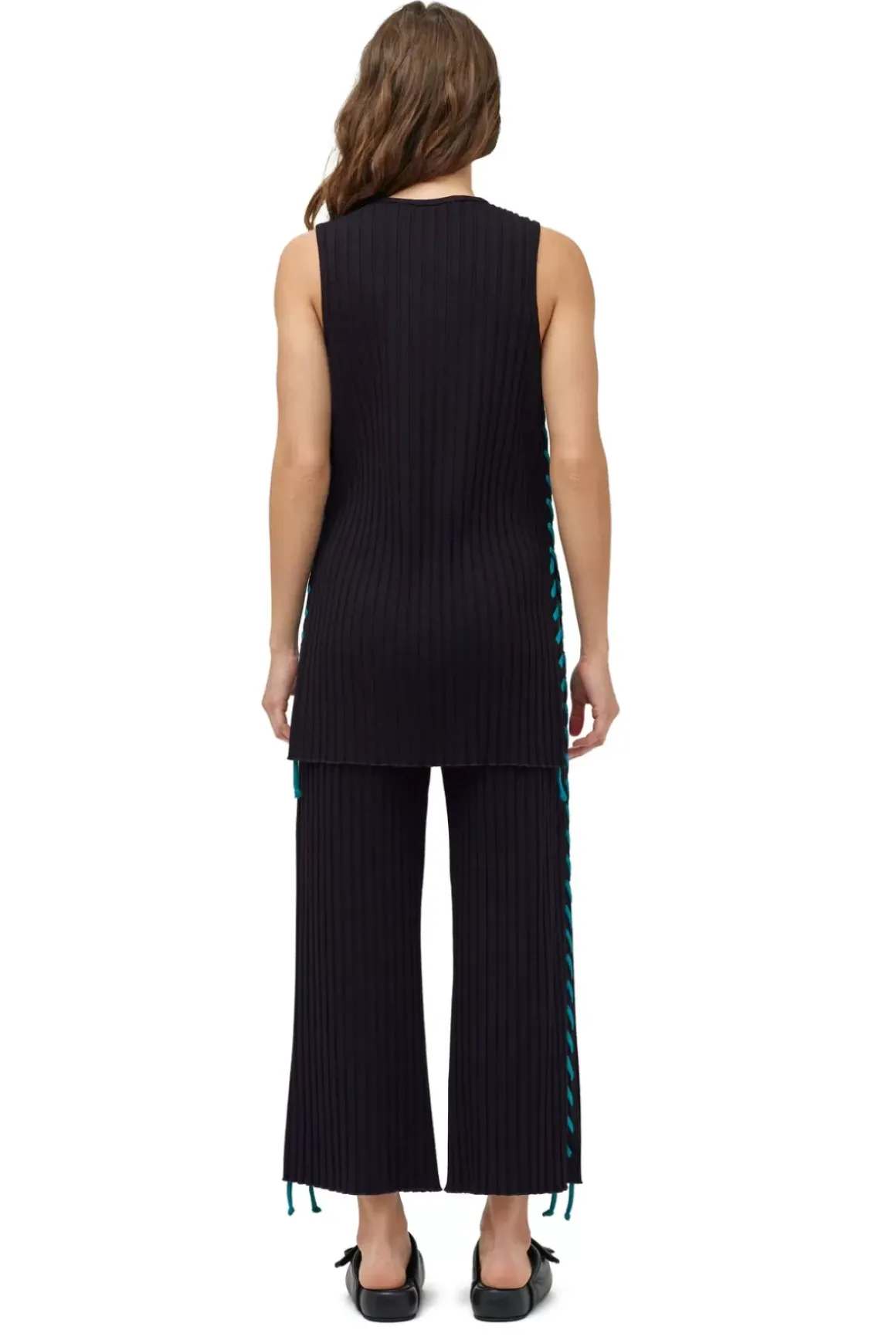 Rib Aukai Tunic With Whip Stitch
