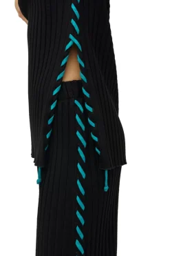 Rib Aukai Tunic With Whip Stitch