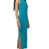 Rib Blix Dress With Whip Stitch