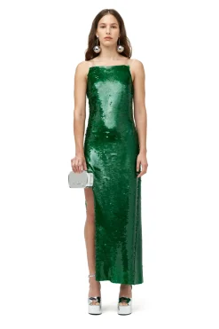 Sequin Vine Dress