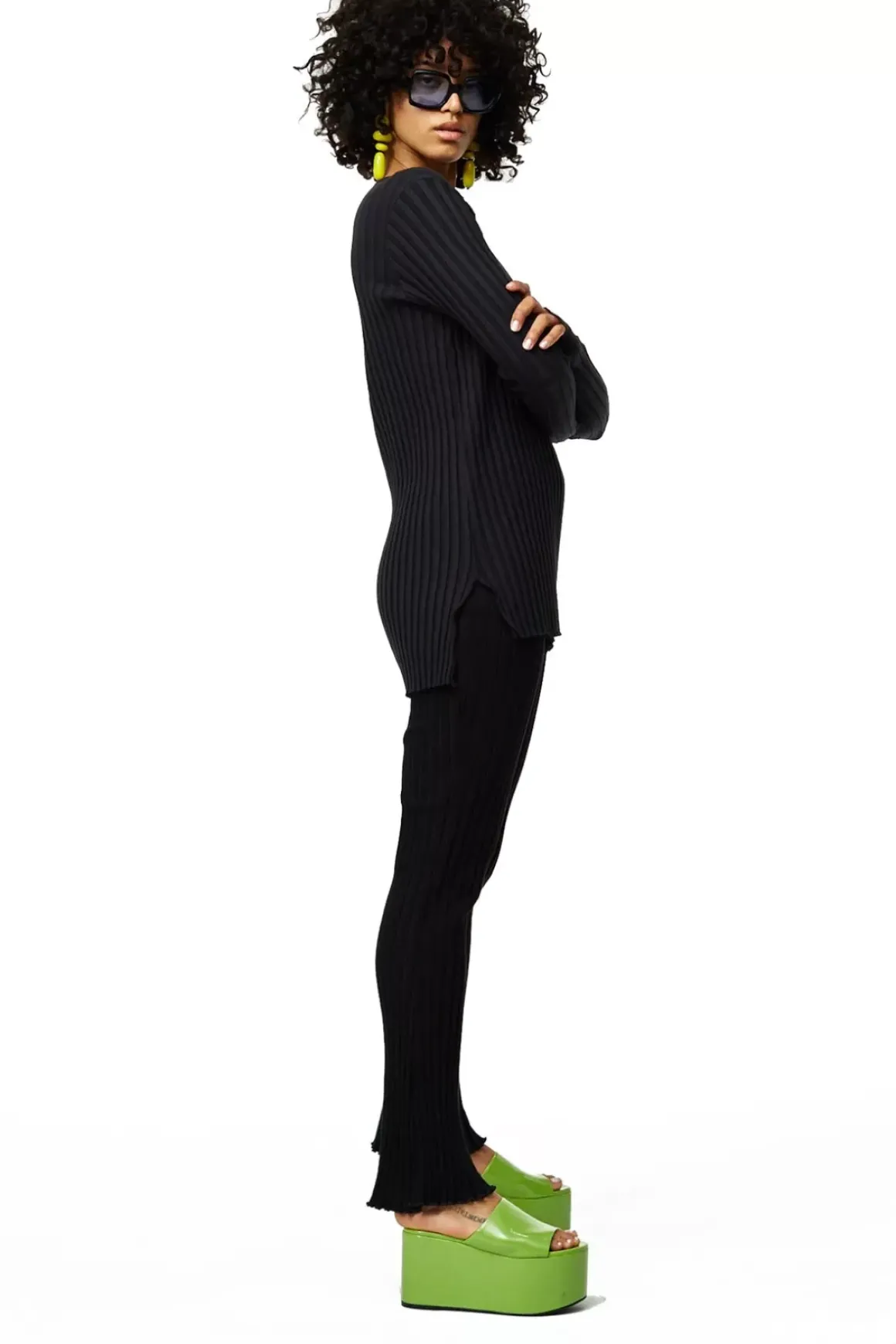 Straight Rib Cyrene Pant