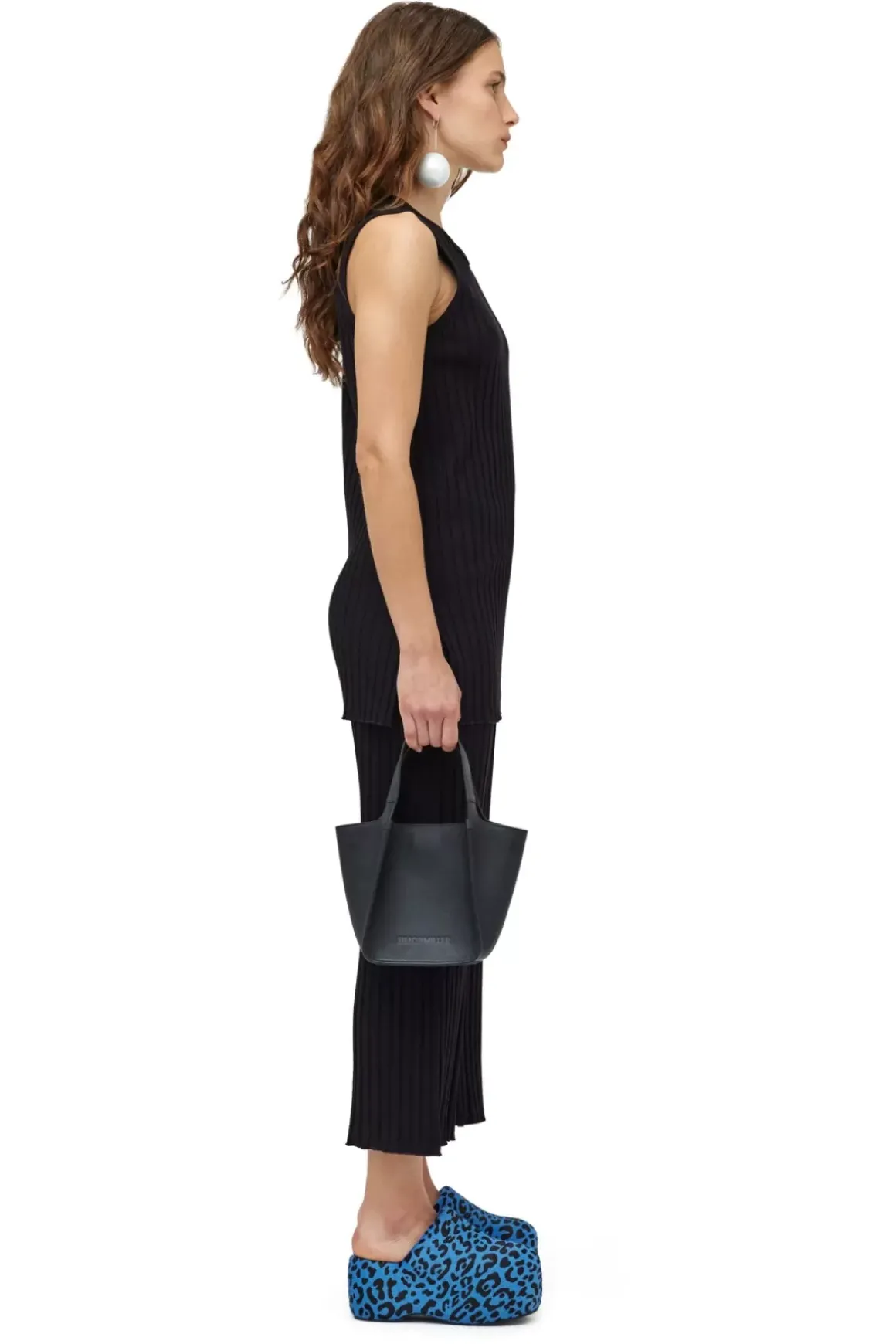 Wide Crop Rib Alder Pant